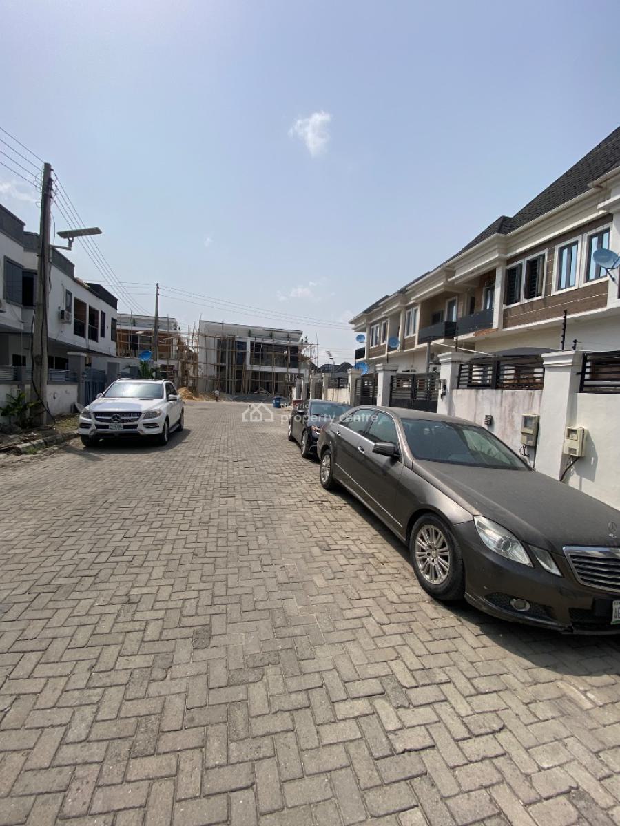 Grab This Offer,luxury 4bedroom Semidetached Duplex & Bq & Big Compoun, Harris Drive in a Secure & Luxury Estate, Vgc, Lekki, Lagos, Semi-detached Duplex for Rent