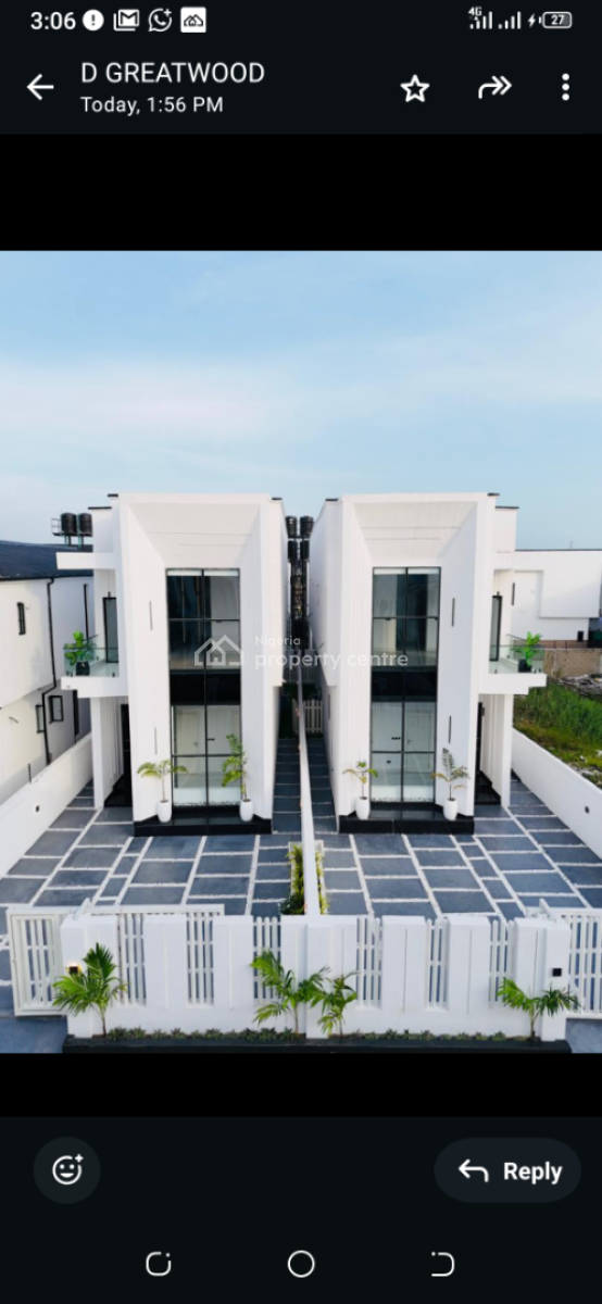 5 Bedroom Fully Detached Duplex and a Boys Quarter + Swimming Pool.*, Lekki Palm City, Captain Court, Ajah, Lagos, Detached Duplex for Sale