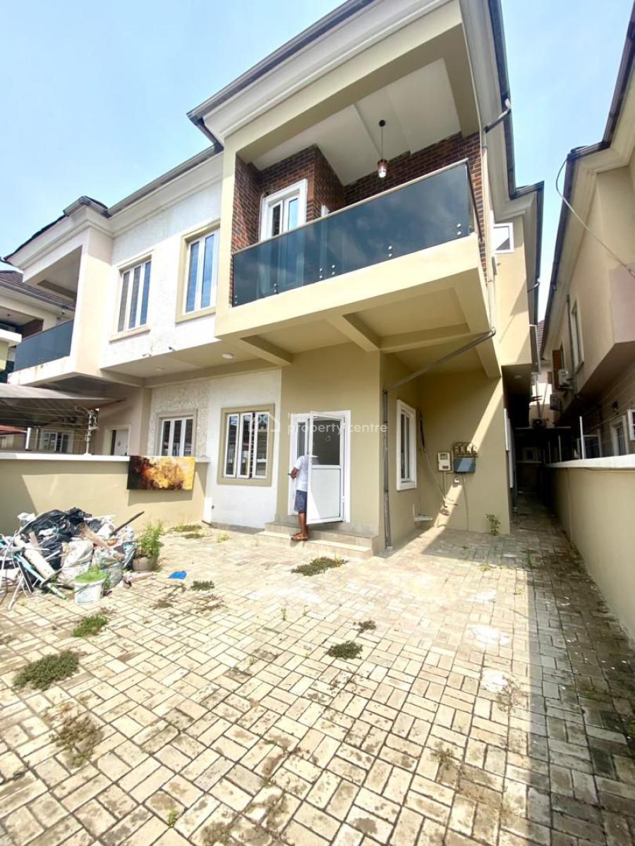 Massive Semi Detached 4 Bedroom Duplex with Bq, Orchid Road, Lekki, Lagos, Semi-detached Duplex for Rent