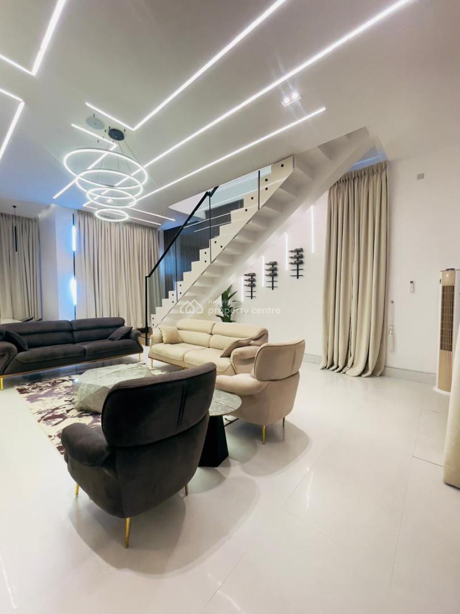 Furnished 4bedrooms Detached Duplex with Swimming Pool, Ajah, Lekki, Lagos, Detached Duplex for Rent