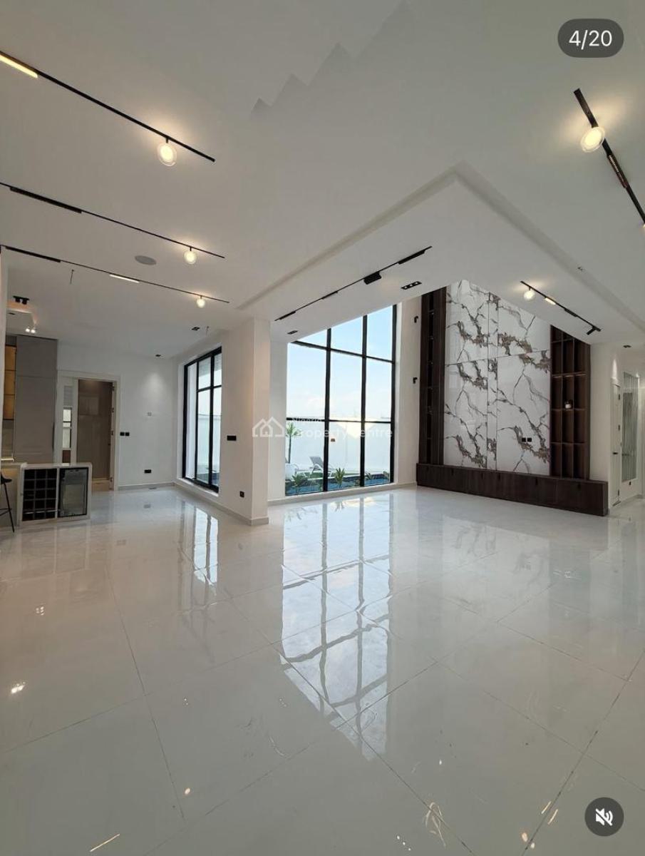 Luxury 5bedroom Detached Duplex with Bq, Swimming Pool,cinema, Gazebo,, Chevron, Lekki, Lagos, Detached Duplex for Sale