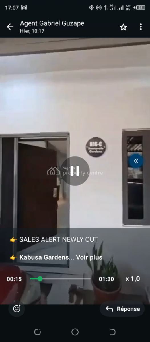 2-bedroom Terrace Duplex, Kabusa Gardens Estate, Lokogoma District, Abuja, Terraced Duplex for Sale