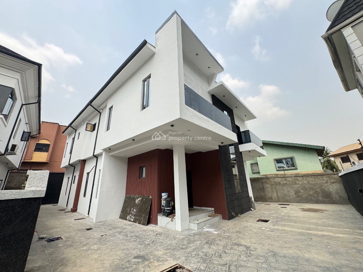 Brand New 4-bedroom Fully Detached Duplex + Bq, Gatehouse & Cctv, a Detailed Site Video Is Available, Omole Phase 1, Ikeja, Lagos, Detached Duplex for Sale