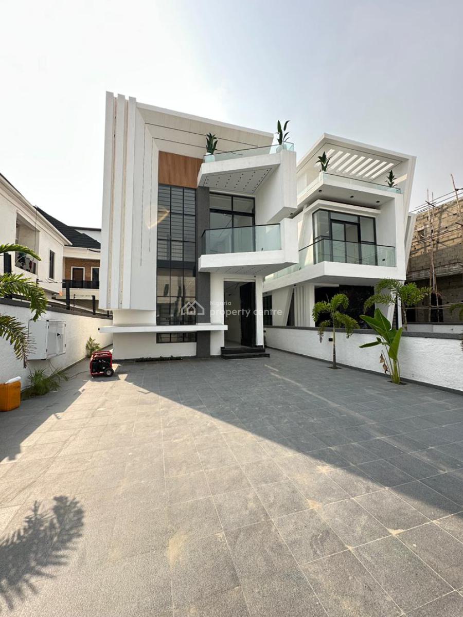 Spacious 5 Bedroom Fully Detached Duplex with Bq and Swimming Pool, Chevron Toll Gate, Lekki, Lagos, Detached Duplex for Sale