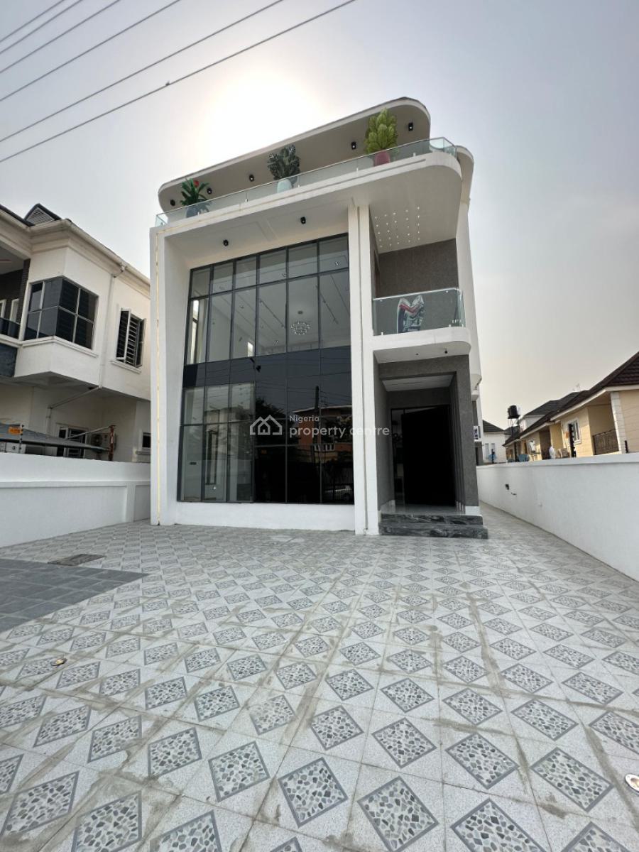 Gigantic 5 Bedroom Fully Detached Duplex with Bq and Swimming Pool, Chevron Toll Gate, Lekki, Lagos, Detached Duplex for Sale