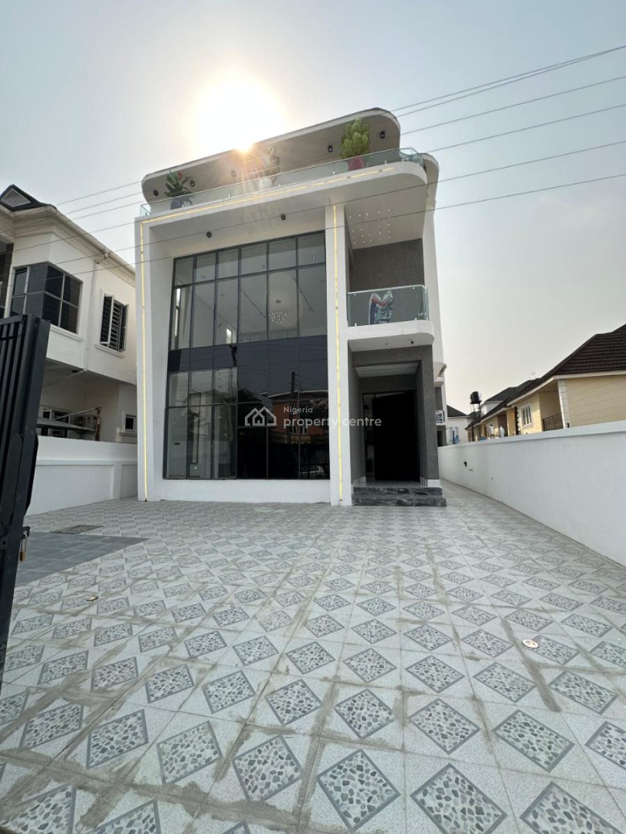 Gigantic 5 Bedroom Fully Detached Duplex with Bq and Swimming Pool, Chevron Toll Gate, Lekki, Lagos, Detached Duplex for Sale