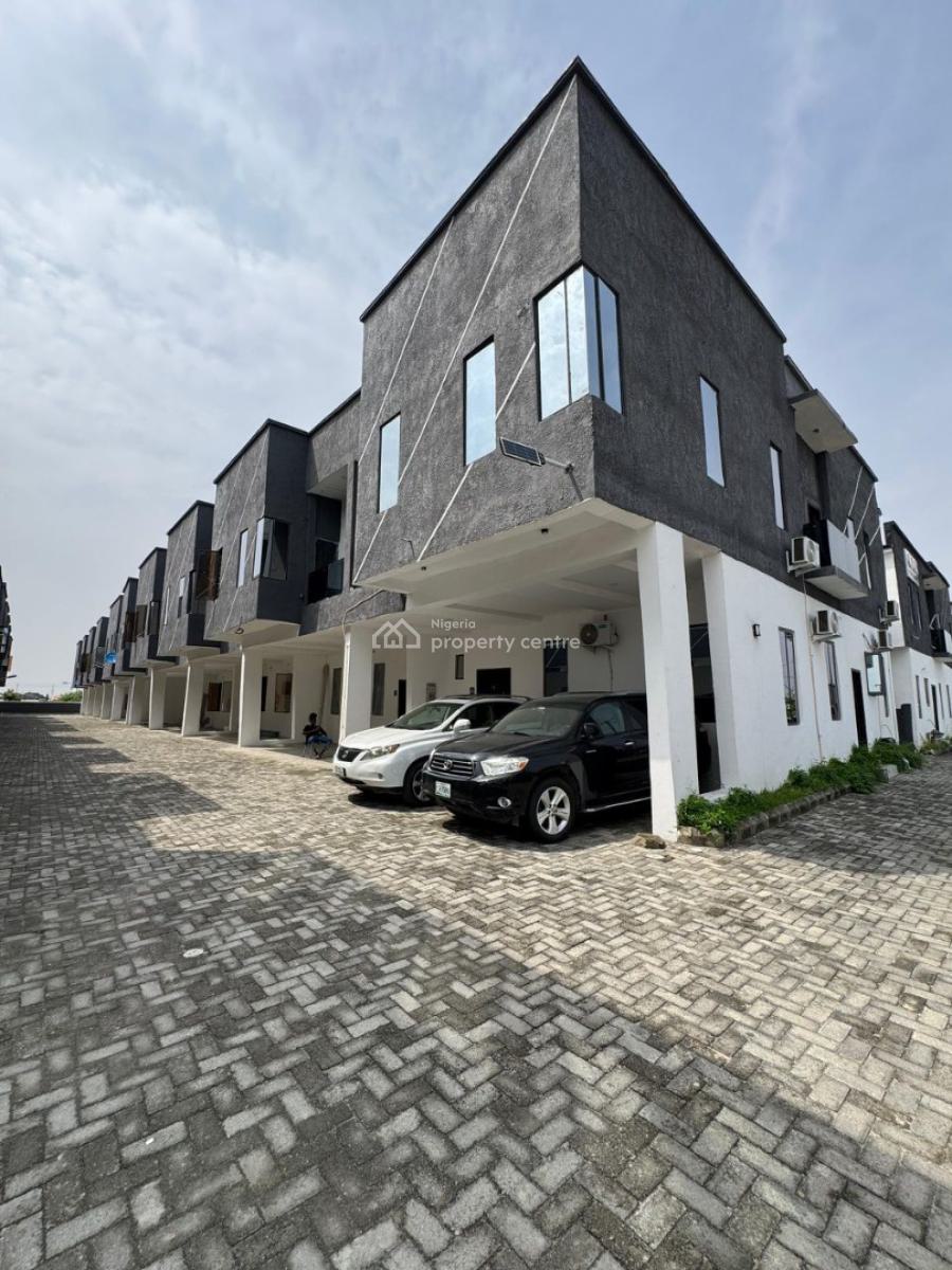 Serviced  Massive  4 Bedroom Terrace Duplex, Lbs, Sangotedo, Ajah, Lagos, Terraced Duplex for Sale
