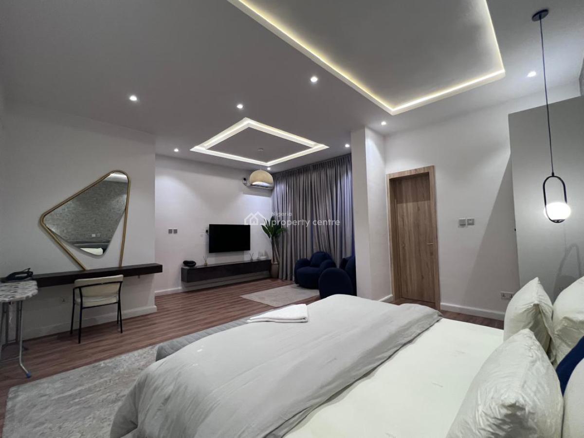 Luxury 1 Bedroom Apartment with Rooftop Pool,gym, Elevator, Tokunbo Omisore Street, Lekki Phase 1, Lekki, Lagos, Flat / Apartment Short Let