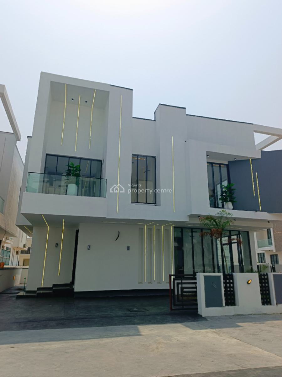Newly Built 5 Bedroom Fully Detached Smart Home Duplex with Guest Room, Chevron Lekki, Lekki, Lagos, Detached Duplex for Sale