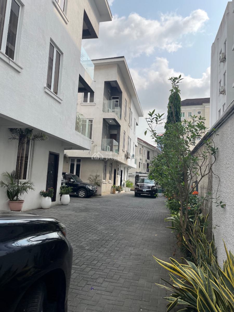 Fully Furnished 3 Bedroom Terrace Duplex with Bq, Parkview, Ikoyi, Lagos, Terraced Duplex for Rent