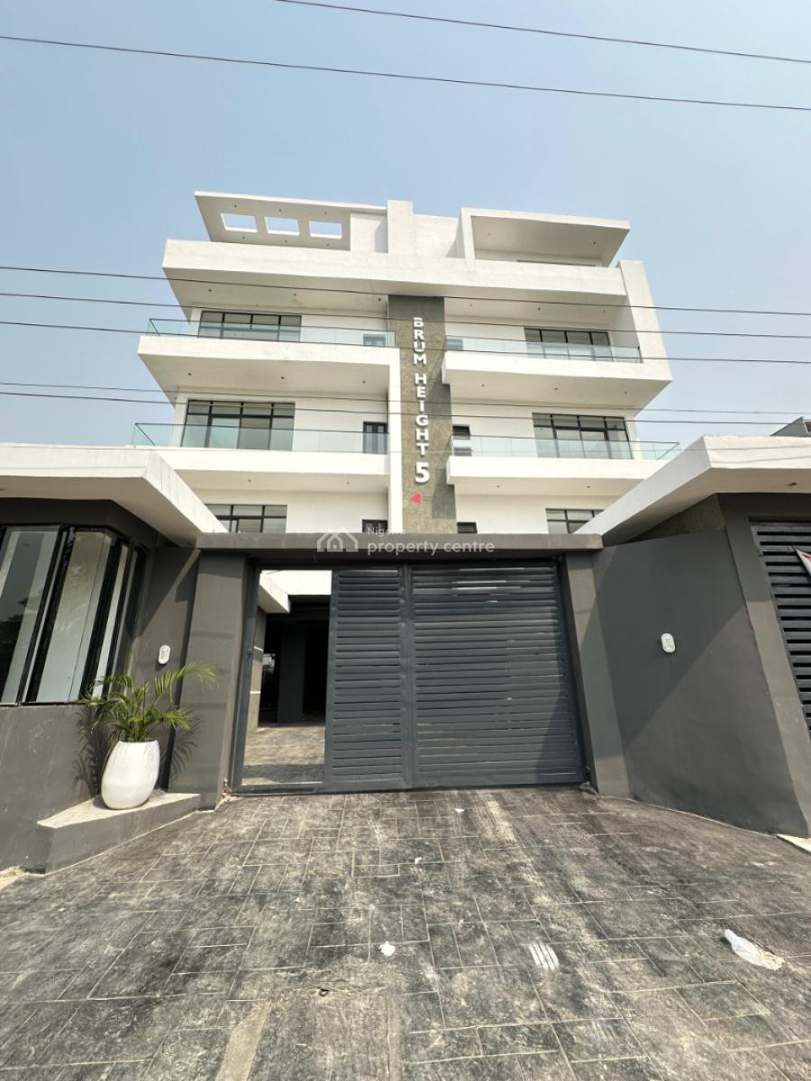 Lovely 3 Bedroom Penthouse with a Bq, Gym and Swimming Pool, Ikate, Lekki, Lagos, Block of Flats for Sale