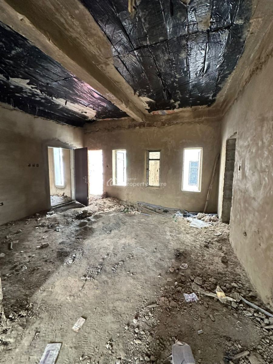 3 Bedrooms Spacious Semi Finished Apartment,, Secured Neighborhood., Life Camp, Abuja, Flat / Apartment for Sale