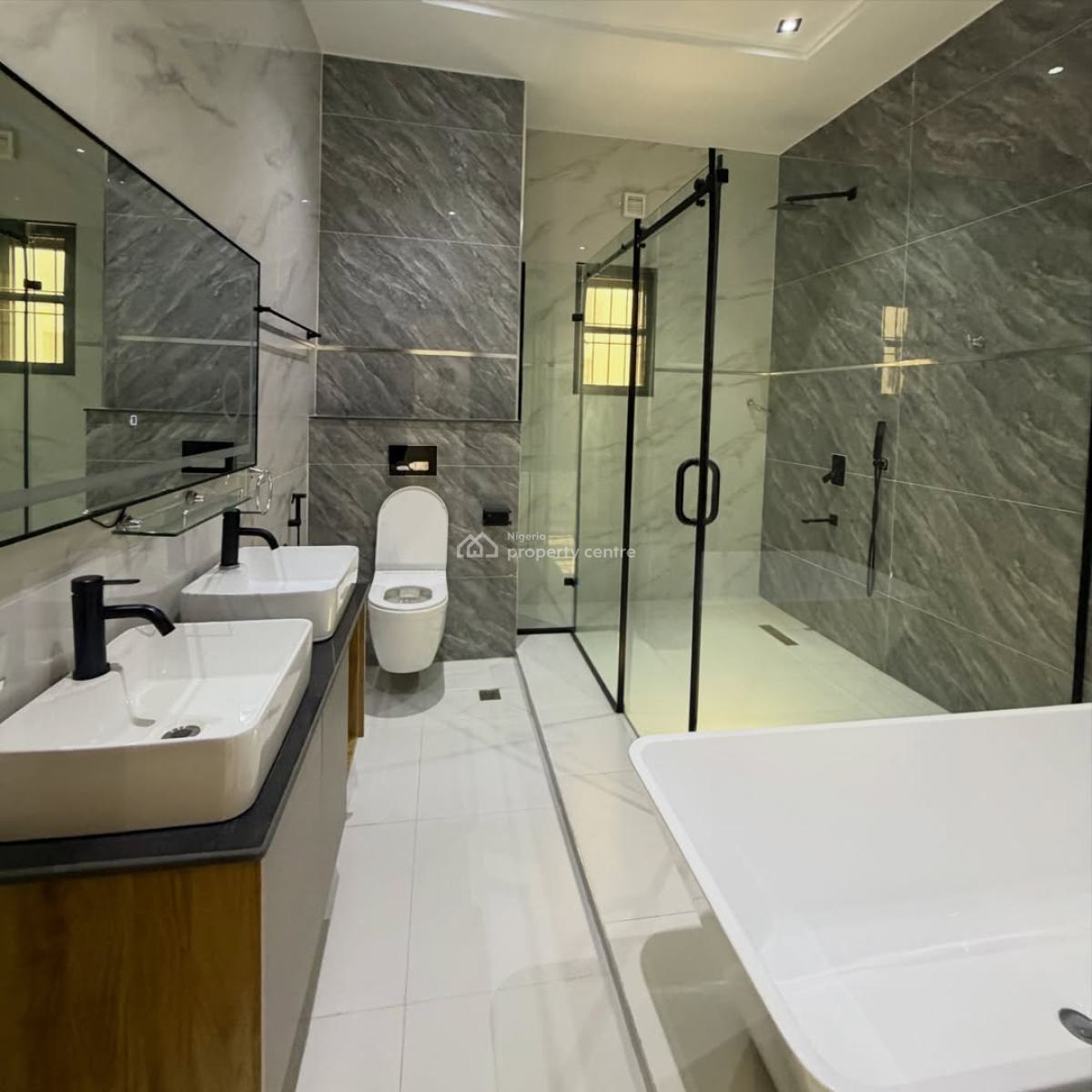 Newly Constructed 5 Bedrooms Detached Stand Alone Duplex, 2bq,pool,gym, Serene and Well Secured Neighborhood, Guzape District, Abuja, Detached Duplex for Sale