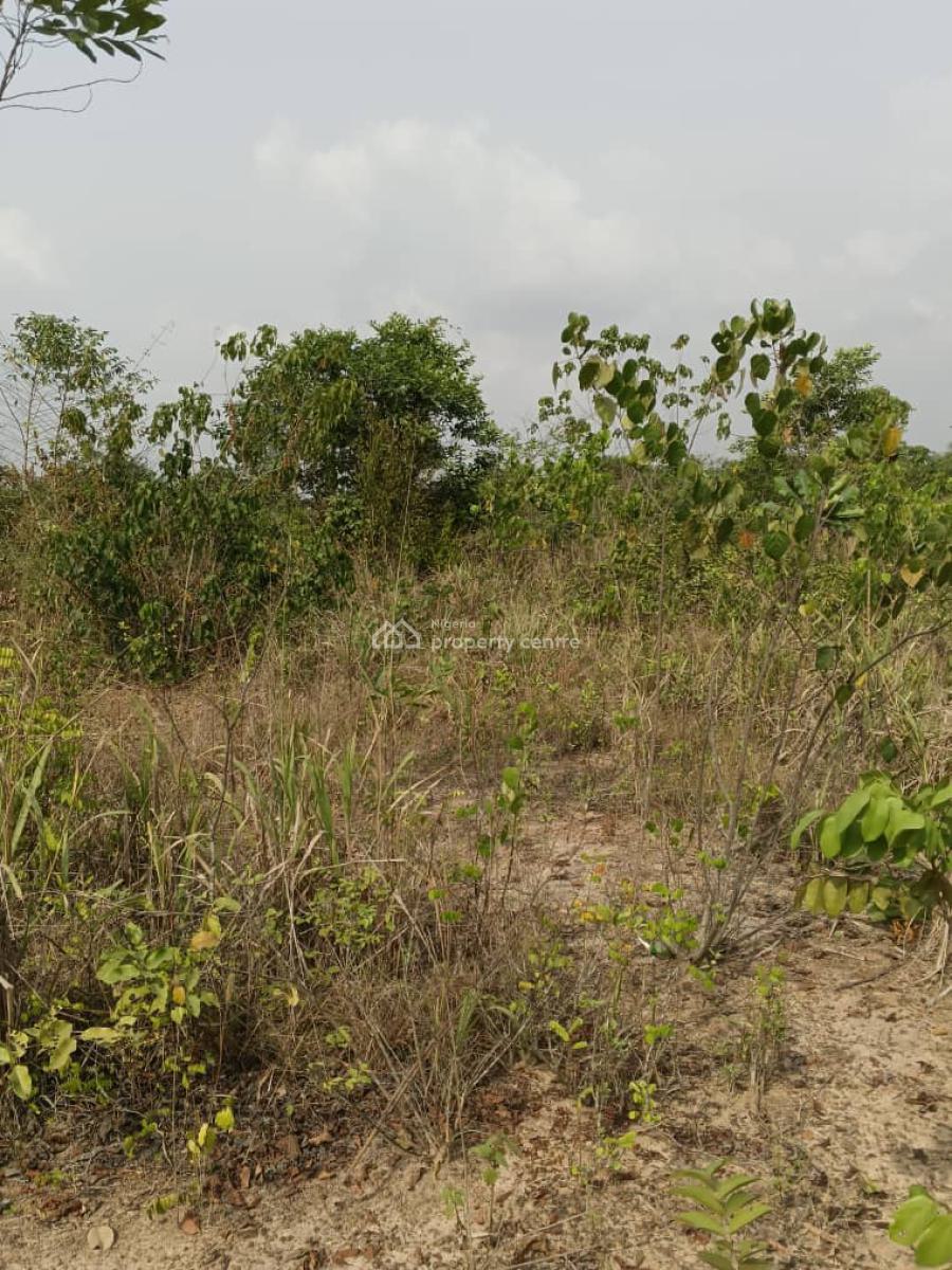 Fenced and Gated 10 Acres of Dry Land Along Major Road, Pakuro Via Lotto Bus Stop, Off Lagos Ibadan Expressway, Mowe Town, Ogun, Residential Land for Sale