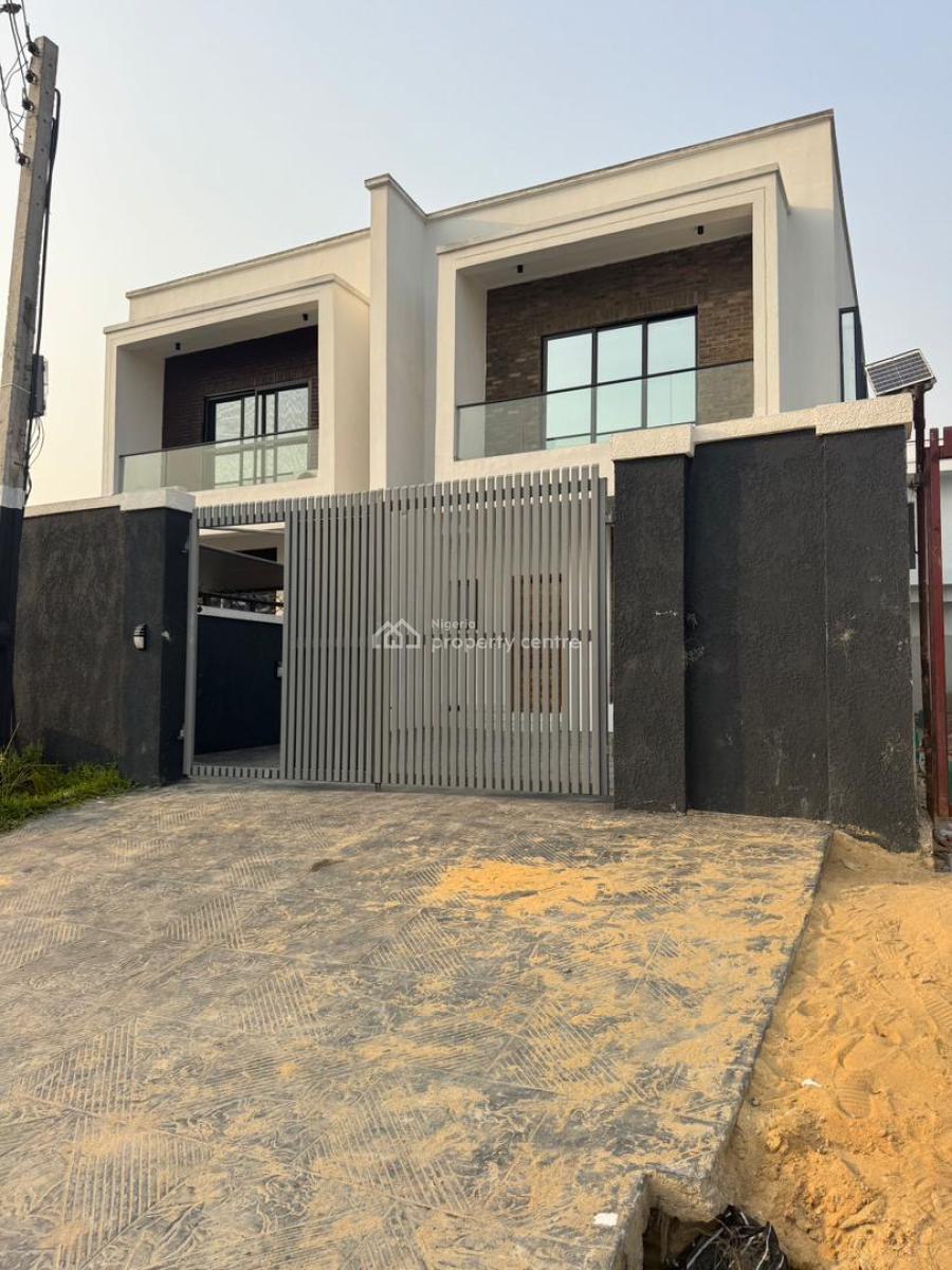 Self Serviced 4 Bedroom Semi-detached Duplex with a Maids Room, Mobil Road Ajah Lagos, Ajah, Lagos, Semi-detached Duplex for Sale