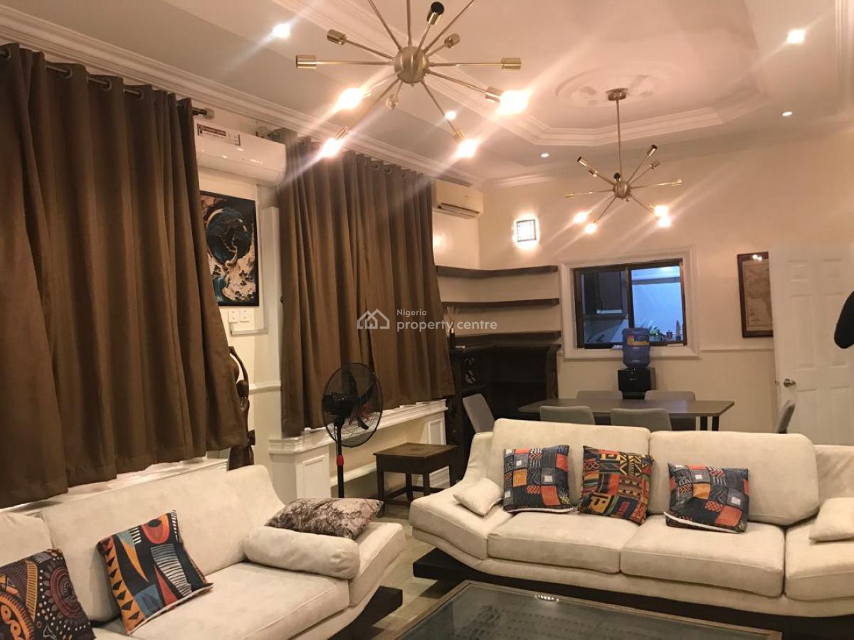 Tastefully Furnished and Serviced 4bedroom Semi Detached Duplex with B, Maitama District Abuja, Maitama District, Abuja, Semi-detached Duplex for Rent