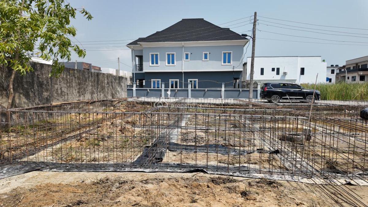 Premium Offer : Off Plan 3 Bedrooms Terrace with Studio Apartment, Atican Beach View Estate, Off Coastal Road, Lekki, Lagos, Terraced Duplex for Sale