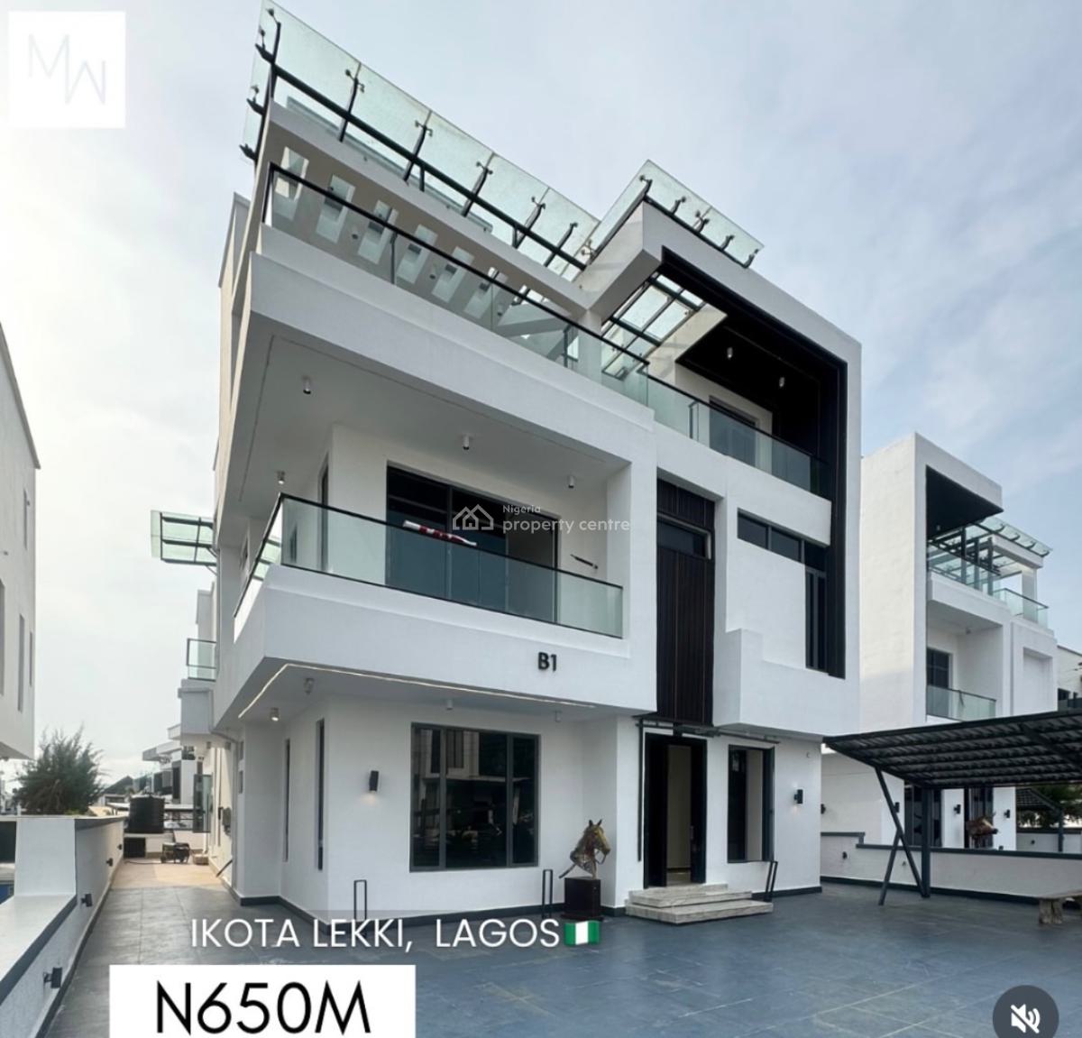 Luxurious 5 Bedroom House with Amazing Facilities, Ikota, Lekki, Lagos, Detached Duplex for Sale