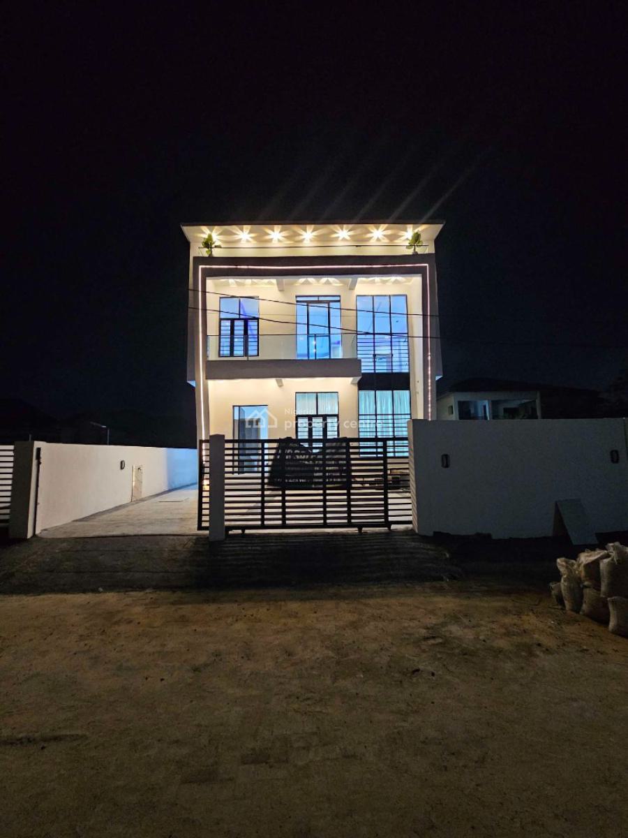 Elegant Smart 5bedroom Fully Detached Duplex with Pool Andbq, Ajah, Lagos, Detached Duplex for Sale