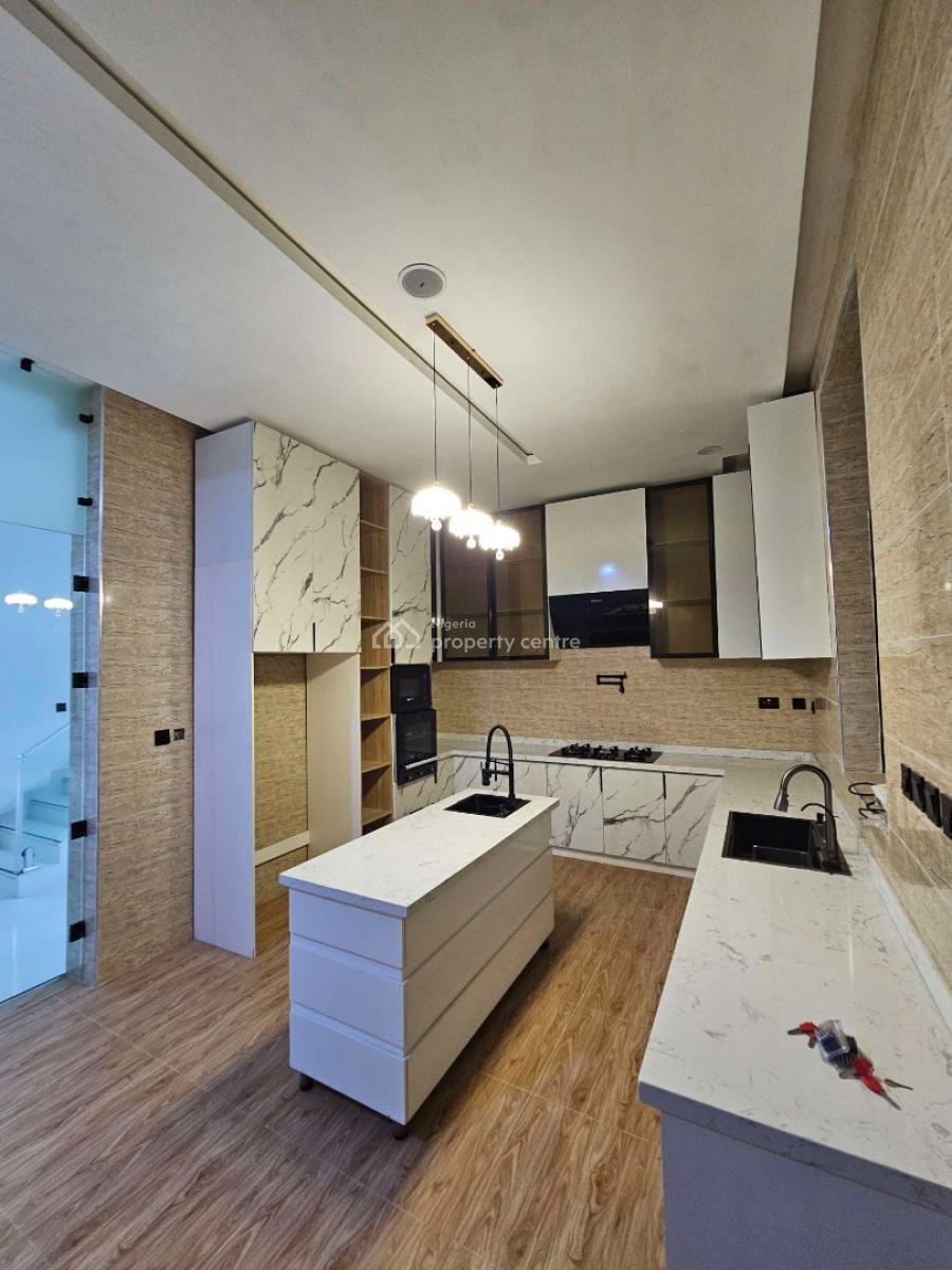 Elegant Smart 5bedroom Fully Detached Duplex with Pool Andbq, Ajah, Lagos, Detached Duplex for Sale