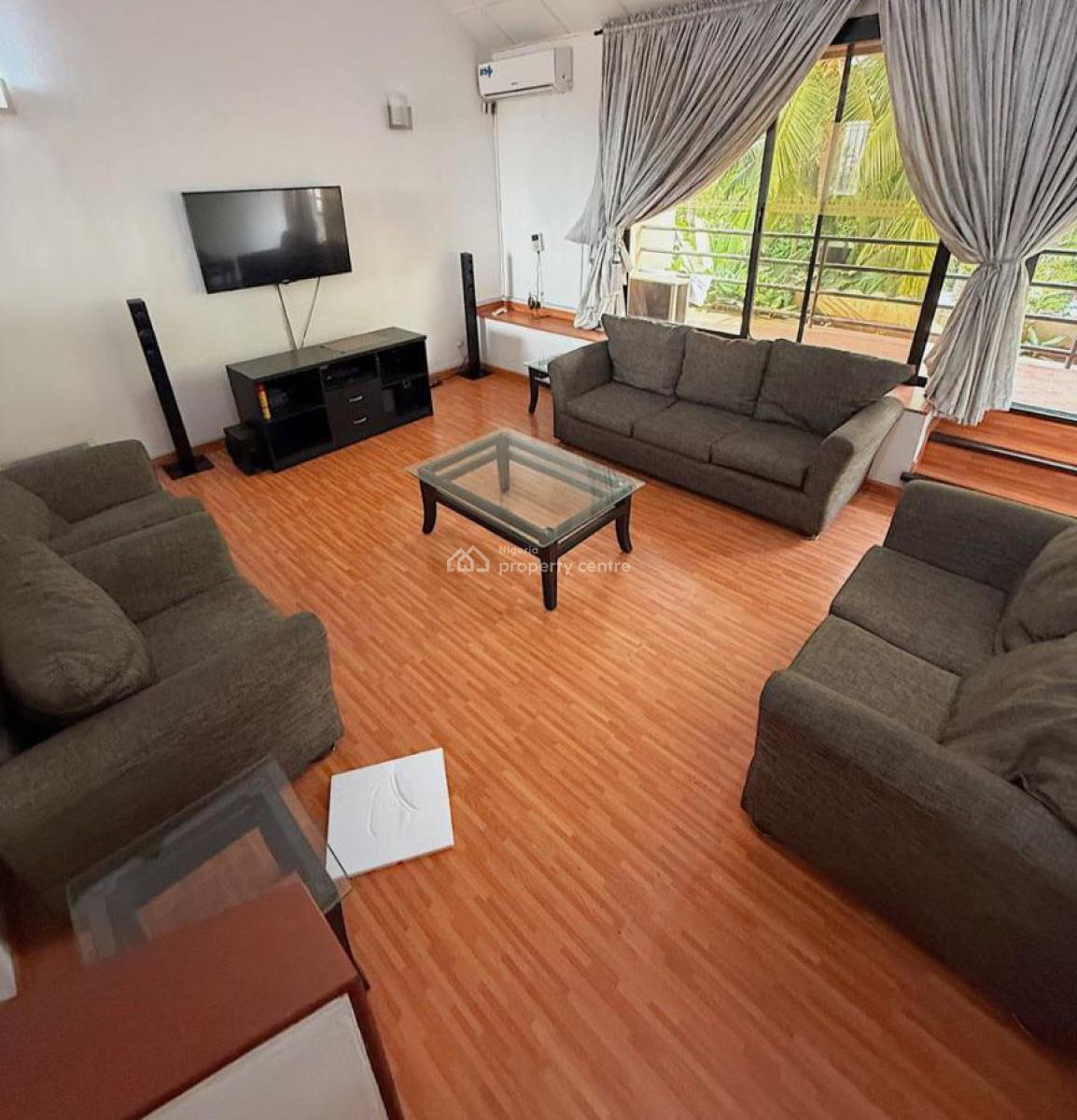 Spacious, Furnished 3 Bedroom Apartment with Swimming Pool, Gym, Green Area, Babatunde Jose, Victoria Island (vi), Lagos, Flat / Apartment for Rent