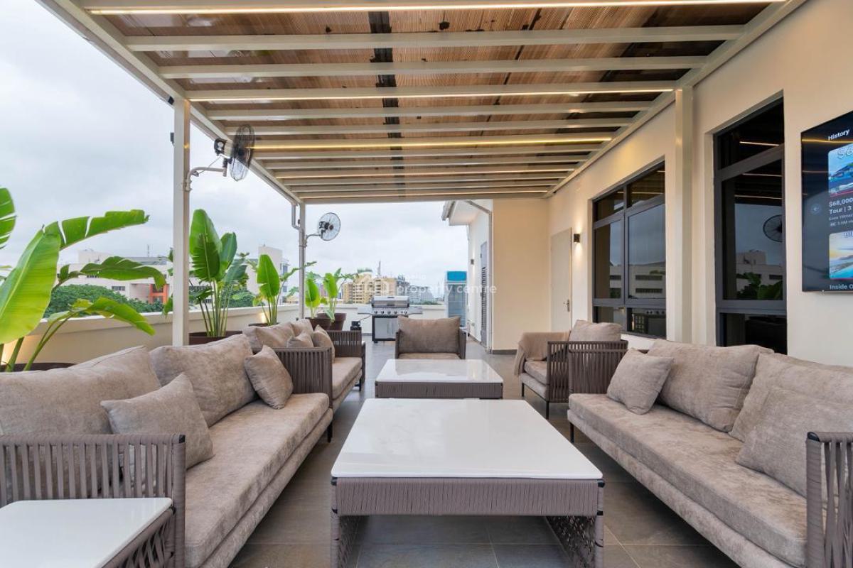 One-bedroom Penthouse with Outdoor Entertainment Patio, Bishop Aboyade Cole, Victoria Island (vi), Lagos, House Short Let