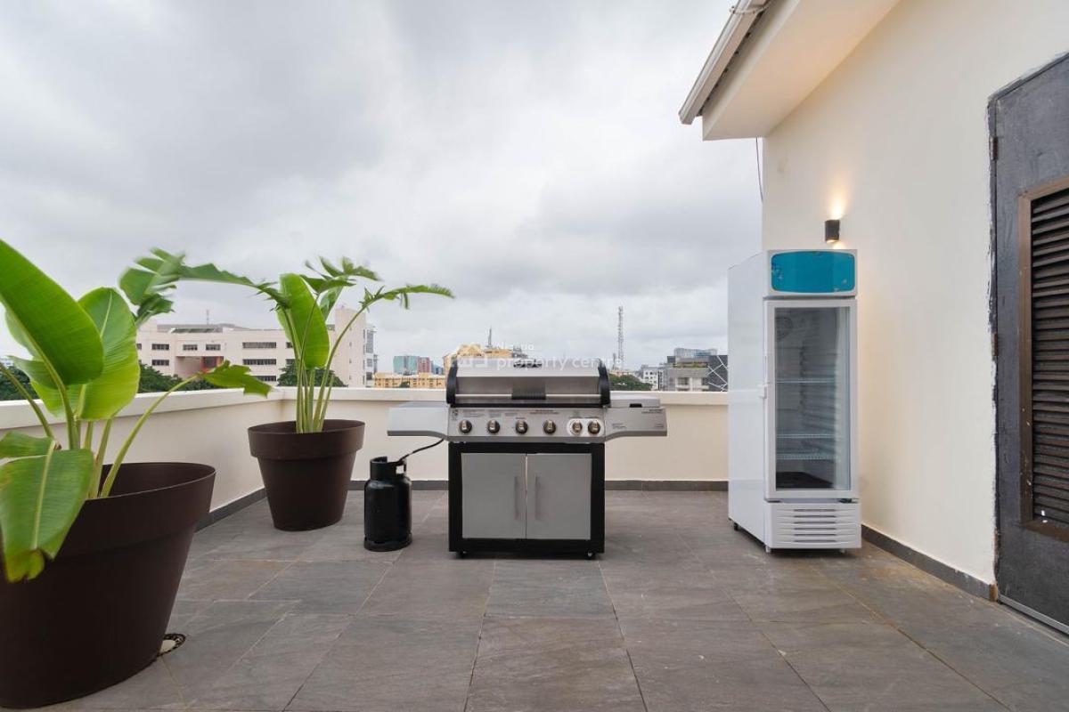 One-bedroom Penthouse with Outdoor Entertainment Patio, Bishop Aboyade Cole, Victoria Island (vi), Lagos, House Short Let