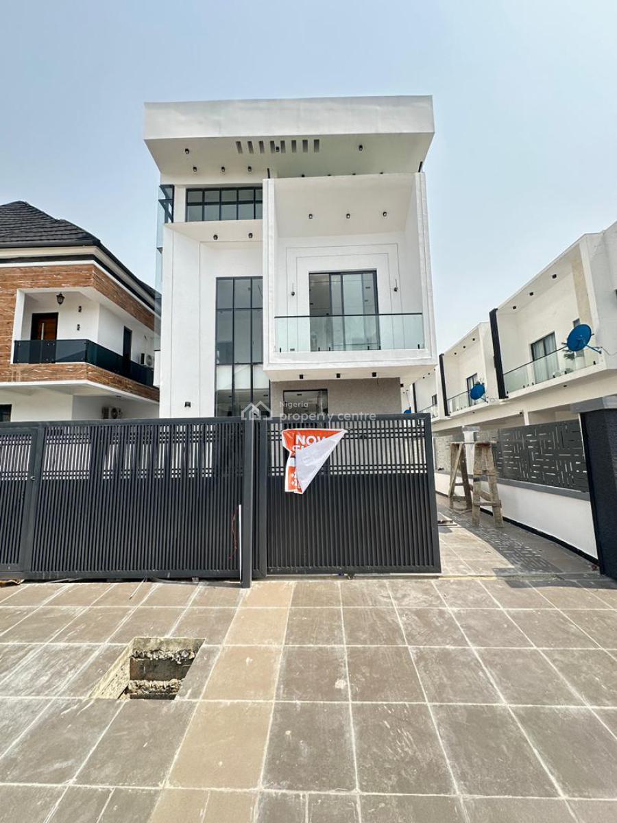 Gigantic 5 Bedroom Fully Detached Duplex with Bq & Pool, Lekki County, Ikota, Lekki, Lagos, Detached Duplex for Sale