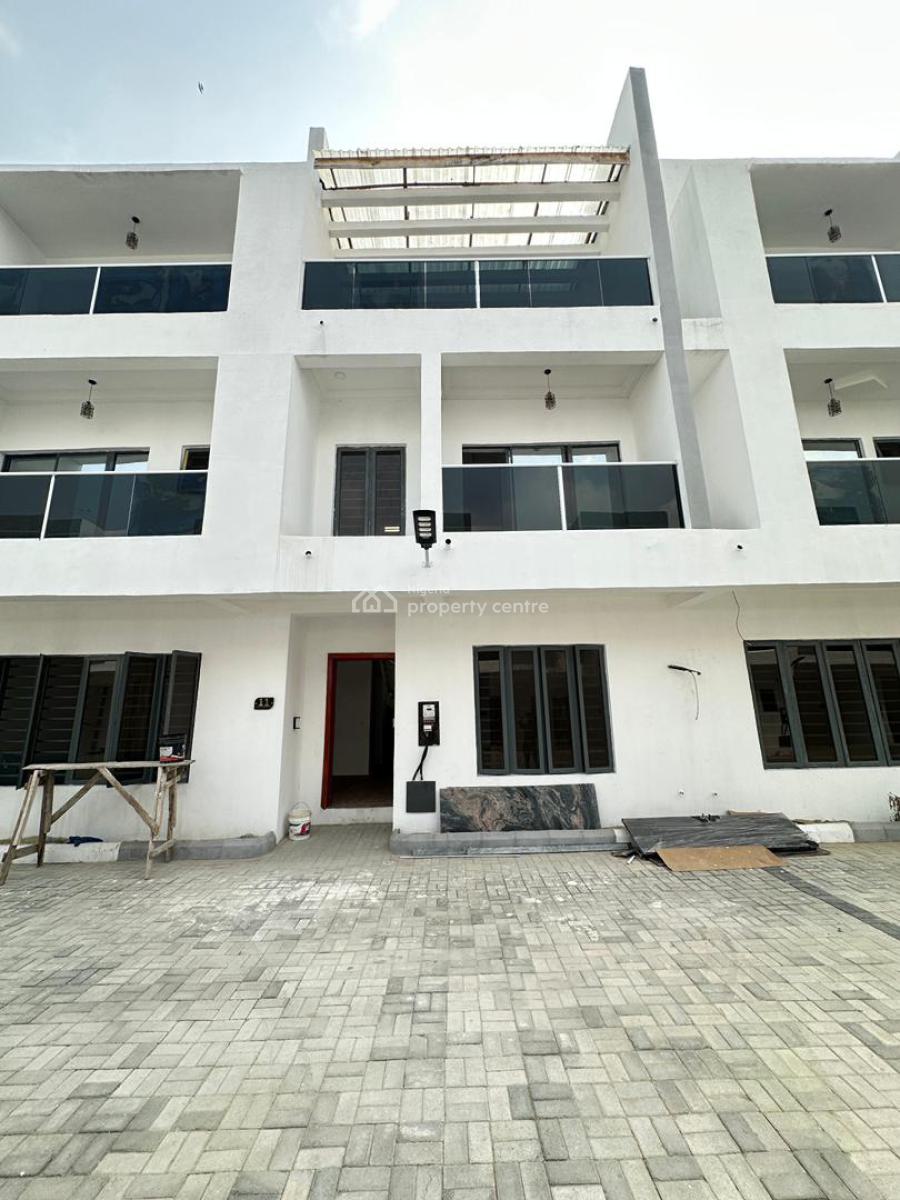 Unique 5 Bedroomterrace Duplex with Home Office & Rooftop Terrace, Chevron Toll Gate, Orchid Road, Lekki, Lagos, Terraced Duplex for Sale