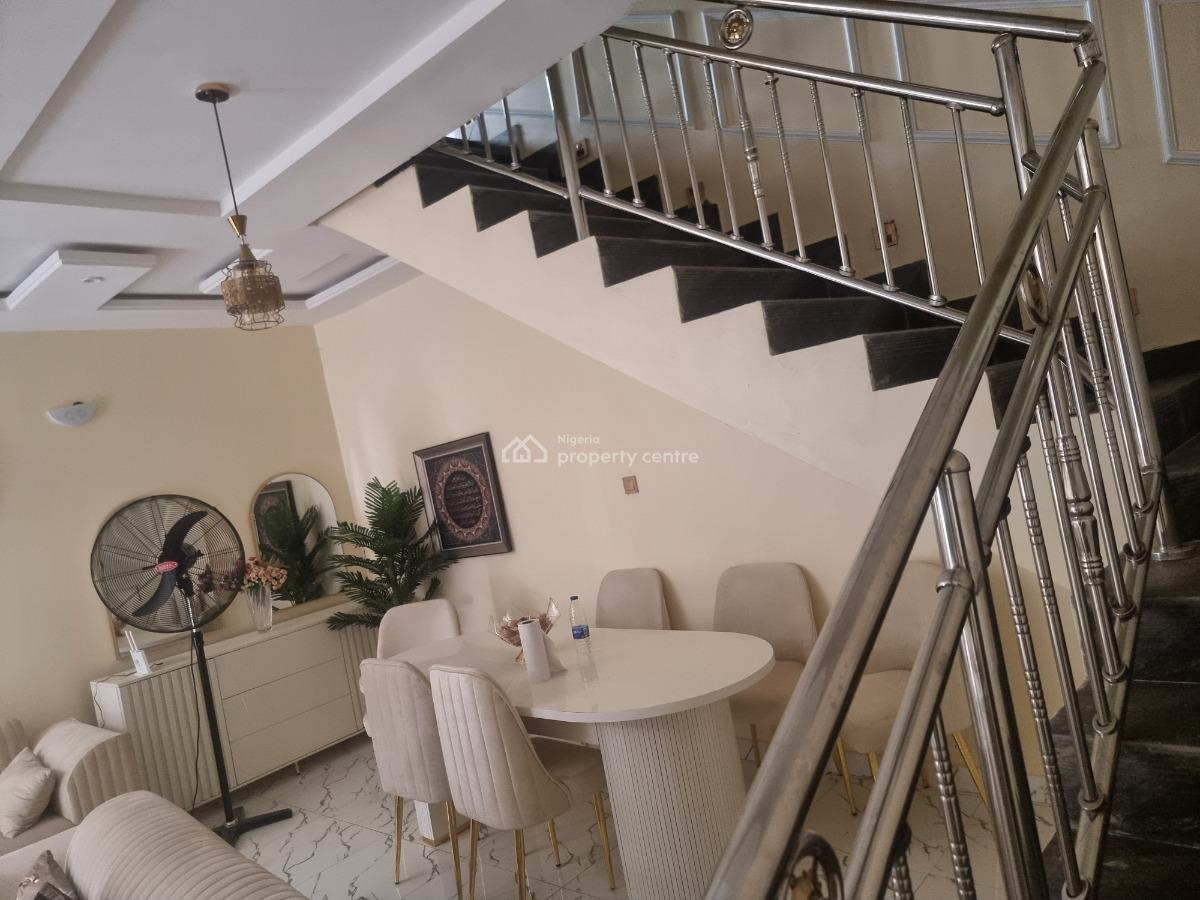 Fully Furnished 4 Bedroom Semi Detach Duplex, Estate Along Von Road, Lugbe District, Abuja, Semi-detached Duplex for Rent