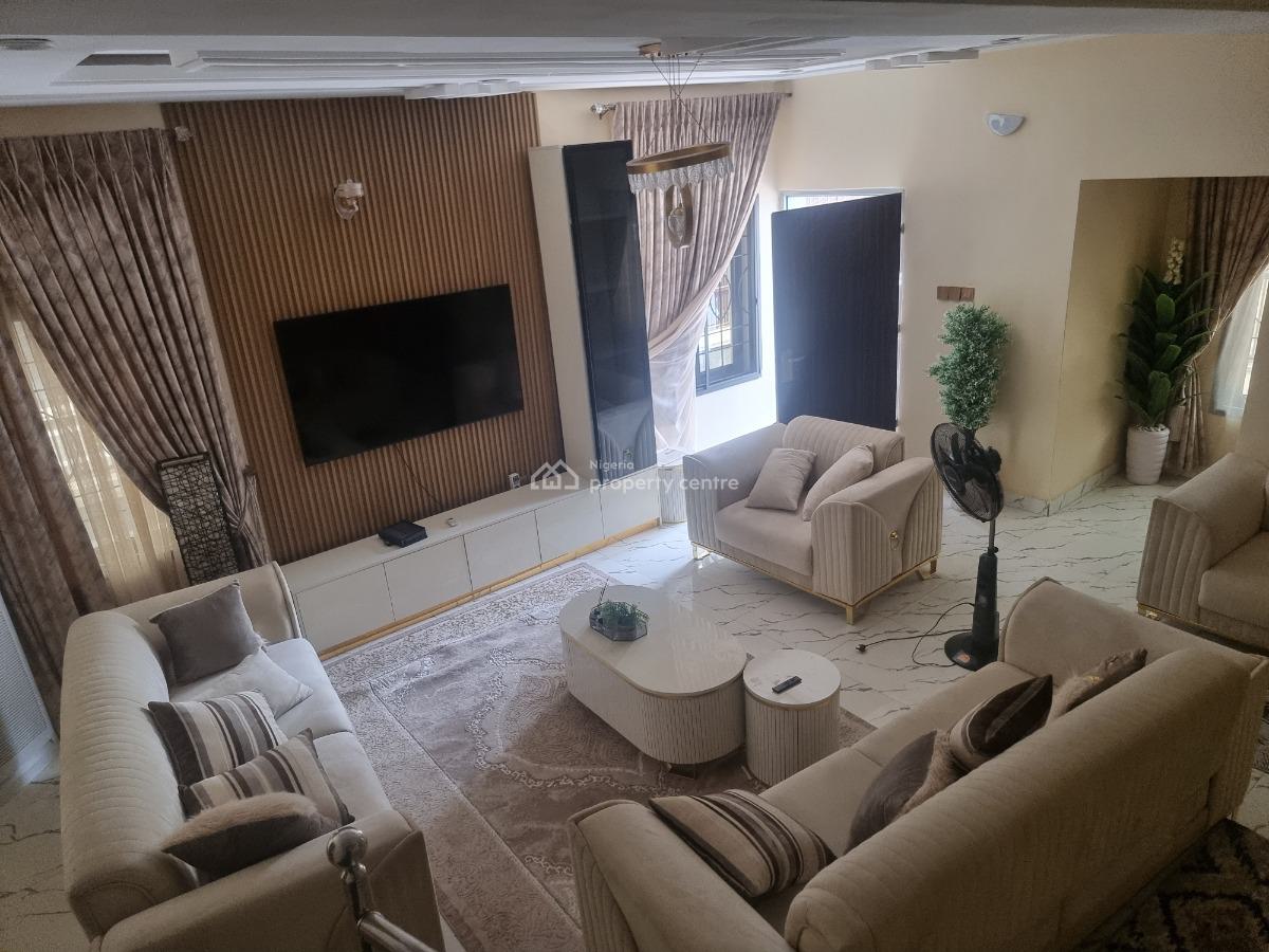 Fully Furnished 4 Bedroom Semi Detach Duplex, Estate Along Von Road, Lugbe District, Abuja, Semi-detached Duplex for Rent