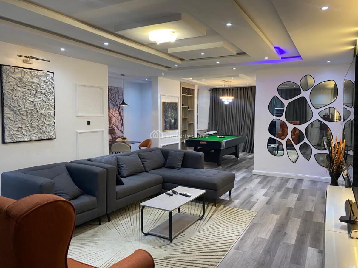 3bedroom Apartment with Snooker, Pool Available, Lekki Proper, Lekki Phase 1, Lekki, Lagos, Flat / Apartment Short Let