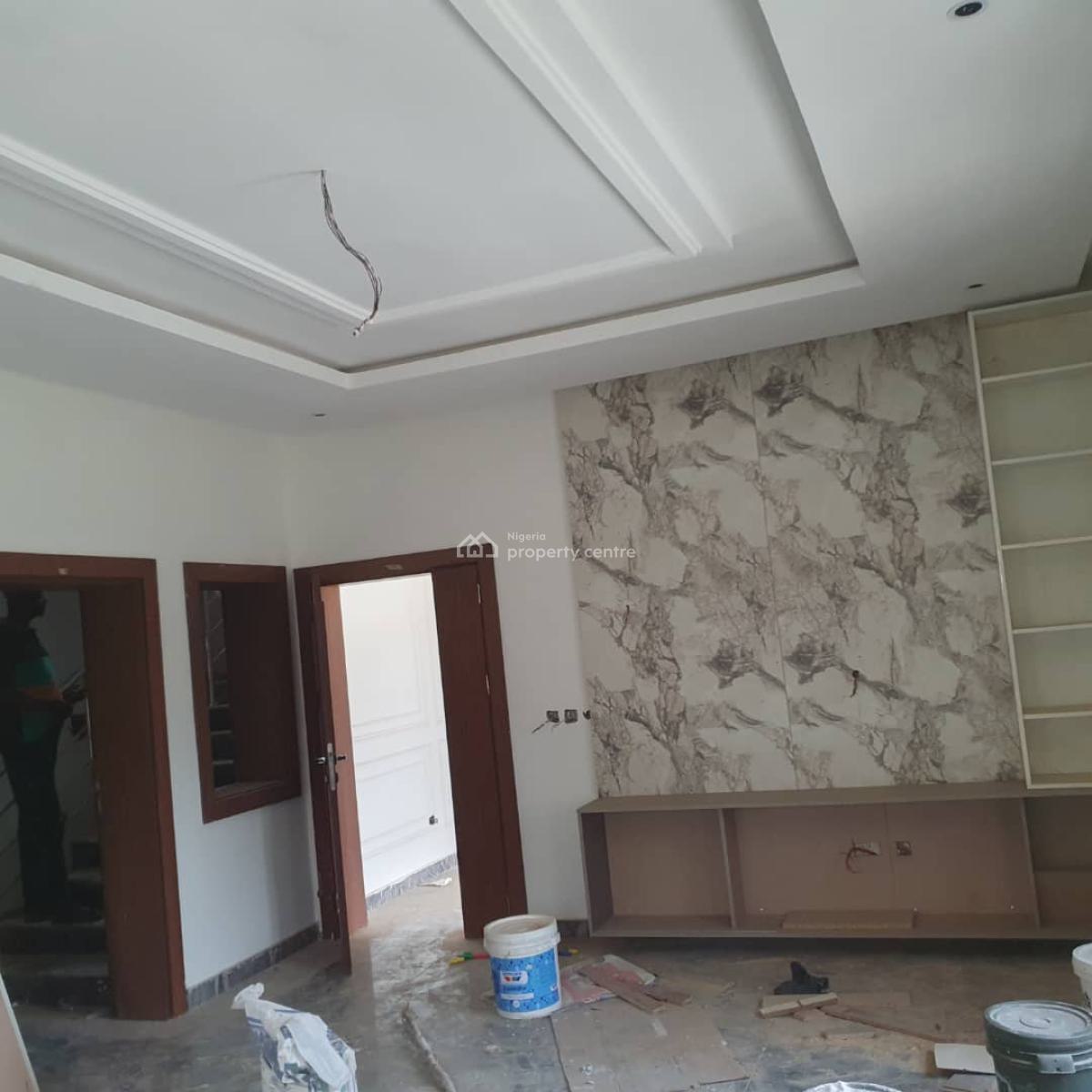 Luxury 4 Bedroom Detach Duplex with 2 Bq and Gate House, Estate Along Von Road, Lugbe District, Abuja, Detached Duplex for Sale