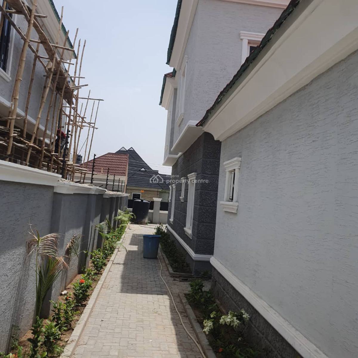 Luxury 4 Bedroom Detach Duplex with 2 Bq and Gate House, Estate Along Von Road, Lugbe District, Abuja, Detached Duplex for Sale