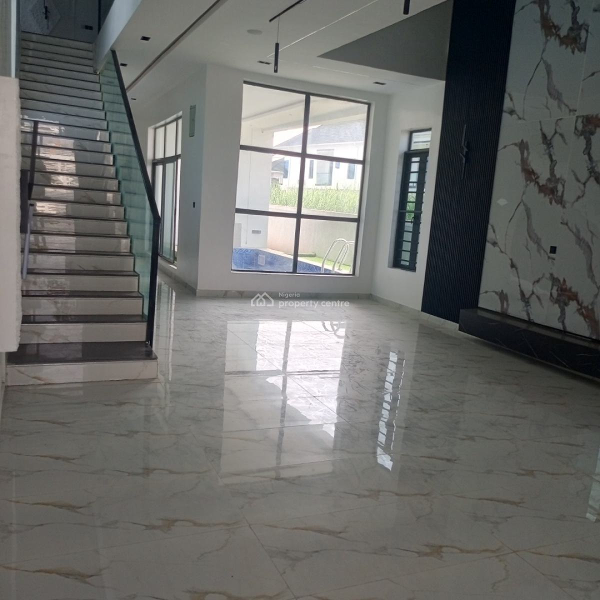 Luxurious 5 Bedroom Fully Detached Duplex with a Swimming Pool, Lekki Palmcity Ajah-lekki, Ajah, Lagos, Detached Duplex for Sale