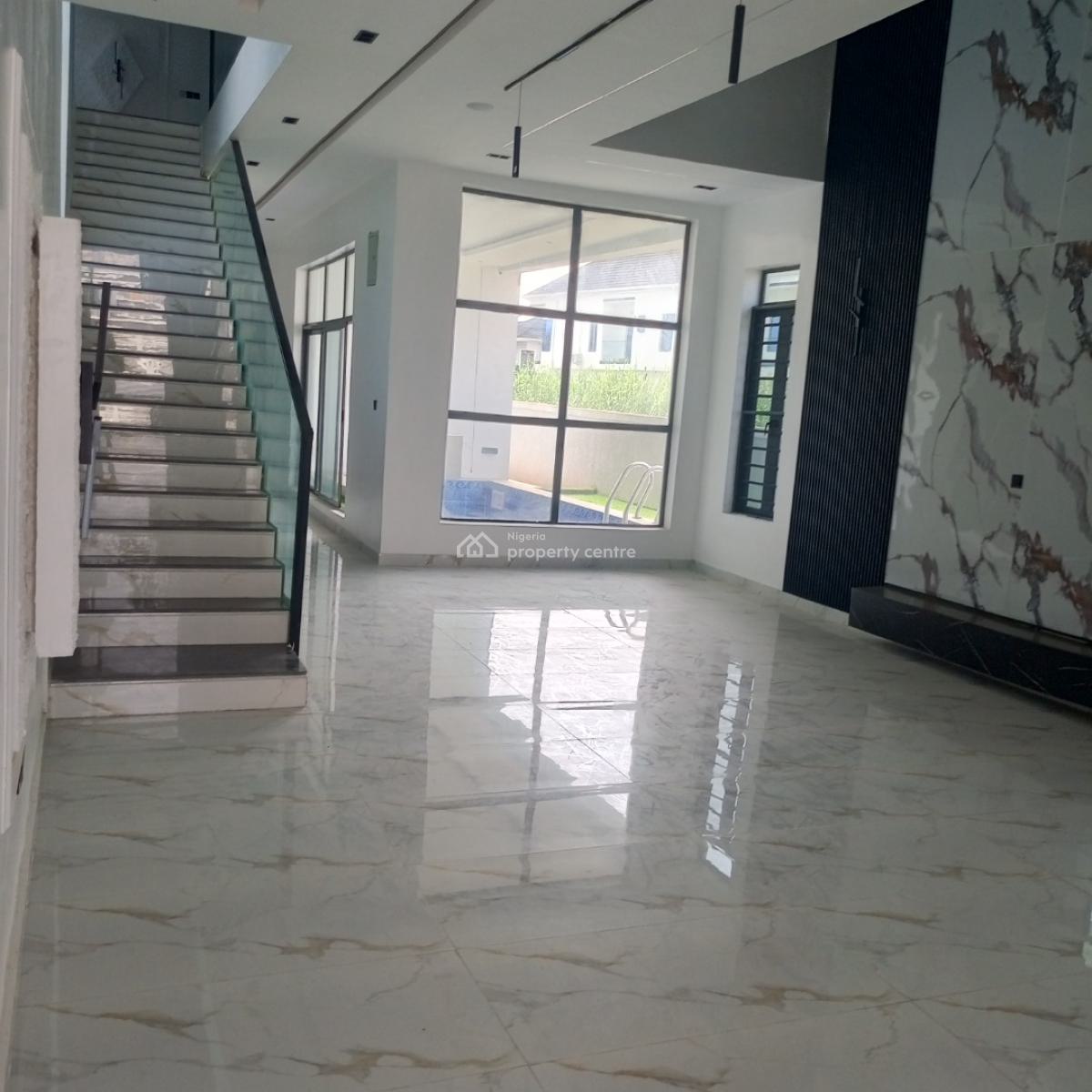 Luxurious 5 Bedroom Fully Detached Duplex with a Swimming Pool, Lekki Palmcity Ajah-lekki, Ajah, Lagos, Detached Duplex for Sale