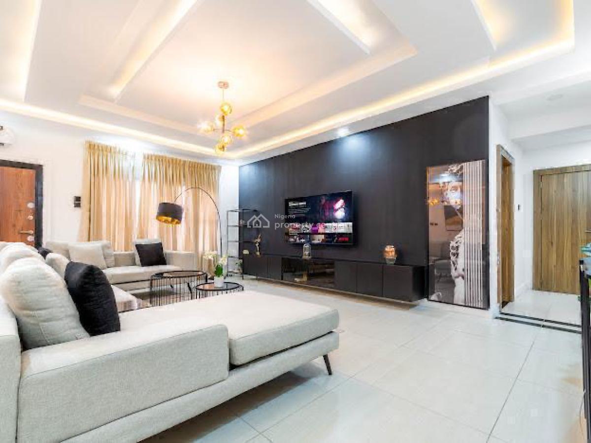 Luxury 3 Bedroom Apartment with Pool, Gym, Fabian Court on Lawrence Road, Ikoyi, Lagos, Flat / Apartment Short Let