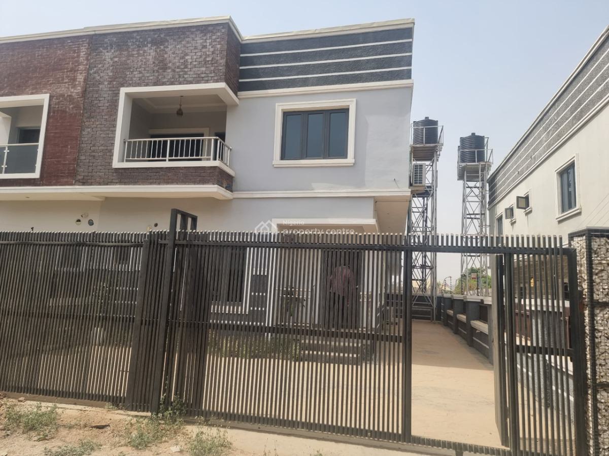 Fully Furnished Four(4) Bedrooms Duplex @palm Heights Estate, Palm Heights Estate Von Road, Off Airport Road Abuja, Lugbe District, Abuja, Terraced Duplex for Rent