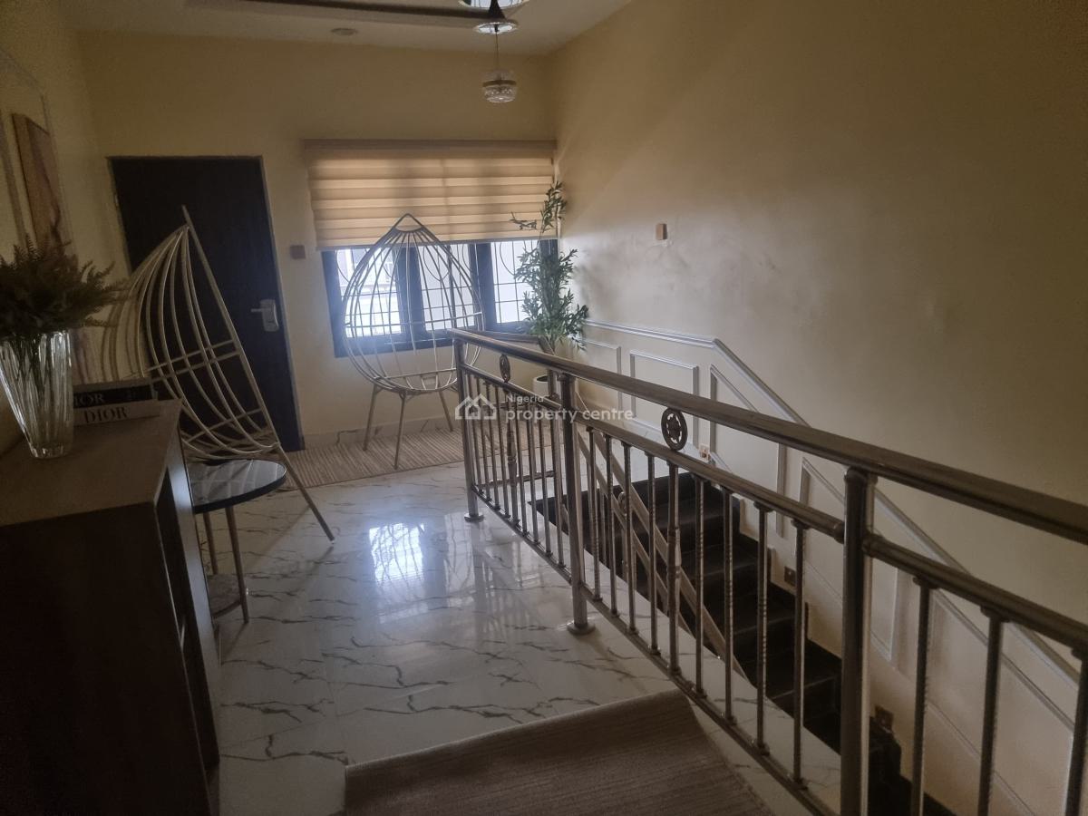 Fully Furnished Four(4) Bedrooms Duplex @palm Heights Estate, Palm Heights Estate Von Road, Off Airport Road Abuja, Lugbe District, Abuja, Terraced Duplex for Rent