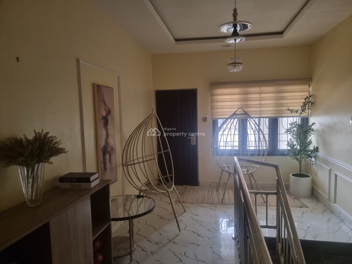 Fully Furnished Four(4) Bedrooms Duplex @palm Heights Estate, Palm Heights Estate Von Road, Off Airport Road Abuja, Lugbe District, Abuja, Terraced Duplex for Rent
