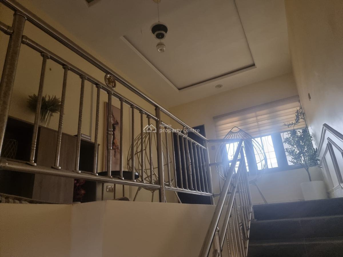 Fully Furnished Four(4) Bedrooms Duplex @palm Heights Estate, Palm Heights Estate Von Road, Off Airport Road Abuja, Lugbe District, Abuja, Terraced Duplex for Rent