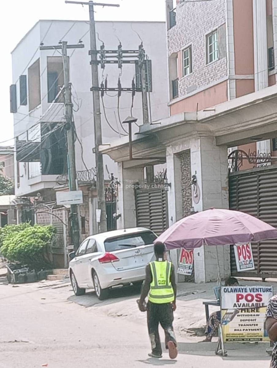 2 Wings of 4 Bedrooms Semi-detached House (carcass), Thomas Animasahun Street, Aguda, Surulere, Lagos, Semi-detached Duplex for Sale