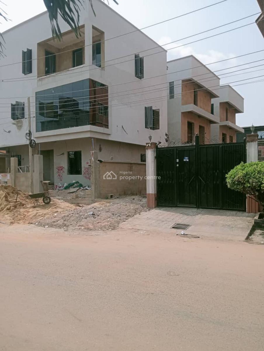 2 Wings of 4 Bedrooms Semi-detached House (carcass), Thomas Animasahun Street, Aguda, Surulere, Lagos, Semi-detached Duplex for Sale