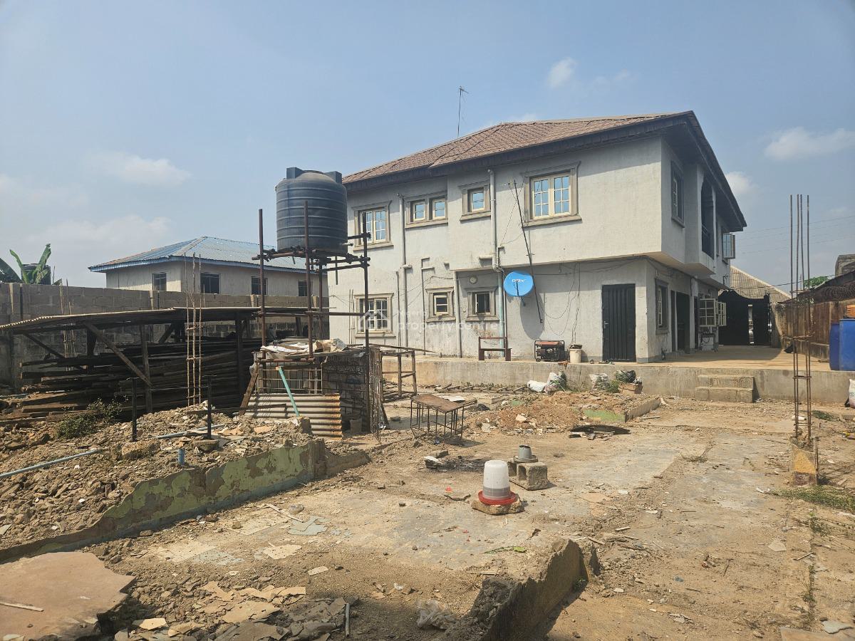 Block of 4 Units of 2 Bedroom Flats with Ample Undeveloped Space, Off Mowe Ofada Road, Opposite Asabi Alaso Oke, Mowe Town Ogun State, Mowe Town, Ogun, Flat / Apartment for Sale