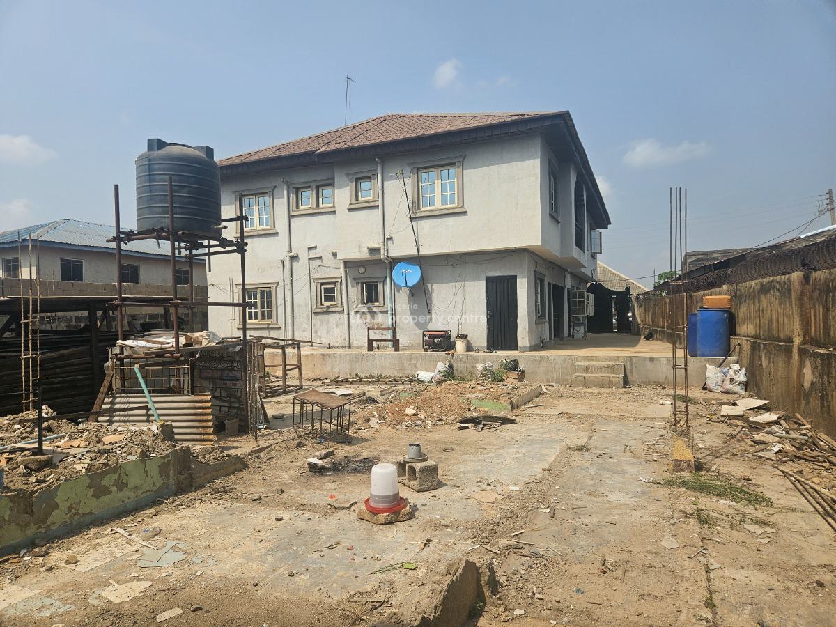 Block of 4 Units of 2 Bedroom Flats with Ample Undeveloped Space, Off Mowe Ofada Road, Opposite Asabi Alaso Oke, Mowe Town Ogun State, Mowe Town, Ogun, Flat / Apartment for Sale