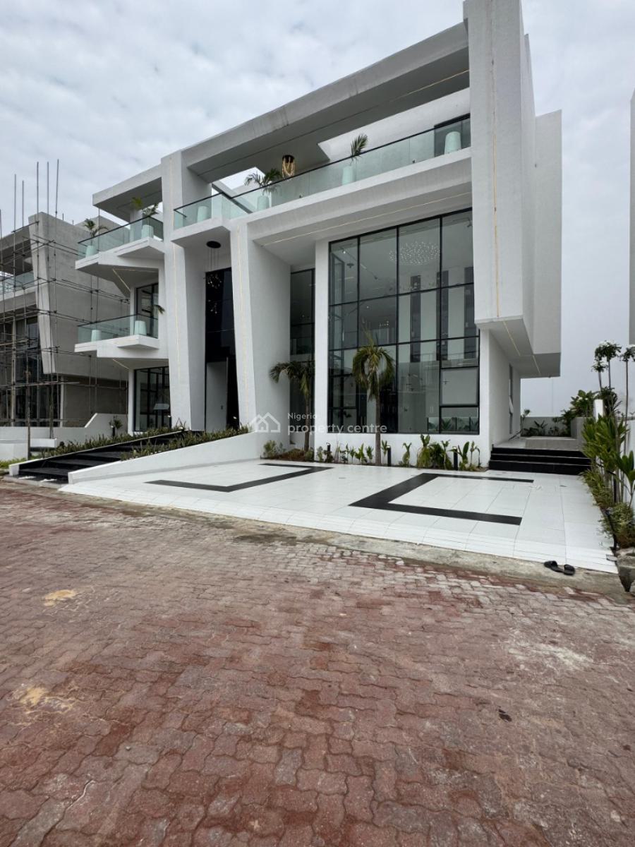 Grandeur 5 Bedroom Detached Duplex with an Elevator, Garden, Cinema, Features Pool,spacious Ensuite Room, Beachfront Therapy View, Osapa, Lekki, Lagos, Detached Duplex for Sale