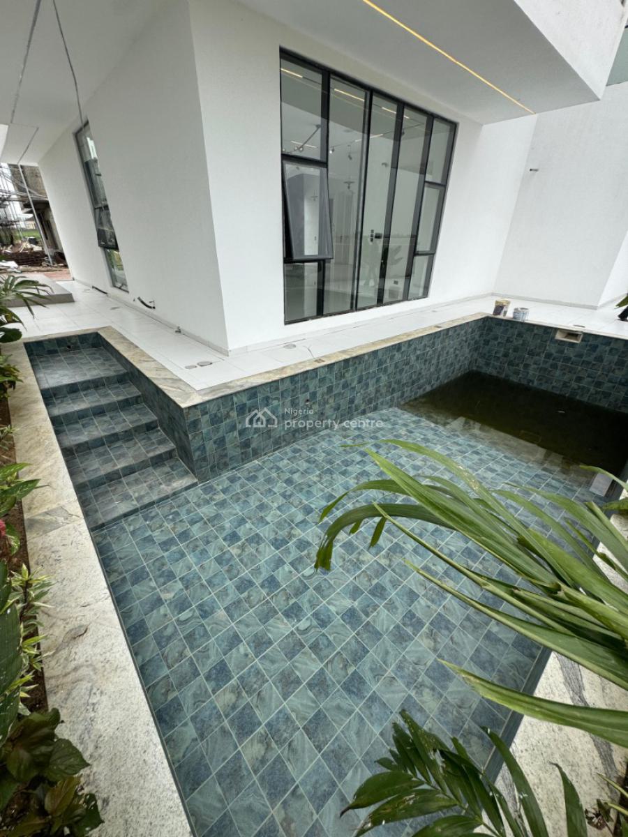 Grandeur 5 Bedroom Detached Duplex with an Elevator, Garden, Cinema, Features Pool,spacious Ensuite Room, Beachfront Therapy View, Osapa, Lekki, Lagos, Detached Duplex for Sale