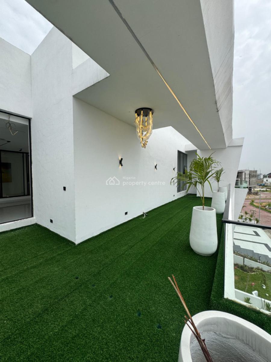 Grandeur 5 Bedroom Detached Duplex with an Elevator, Garden, Cinema, Features Pool,spacious Ensuite Room, Beachfront Therapy View, Osapa, Lekki, Lagos, Detached Duplex for Sale