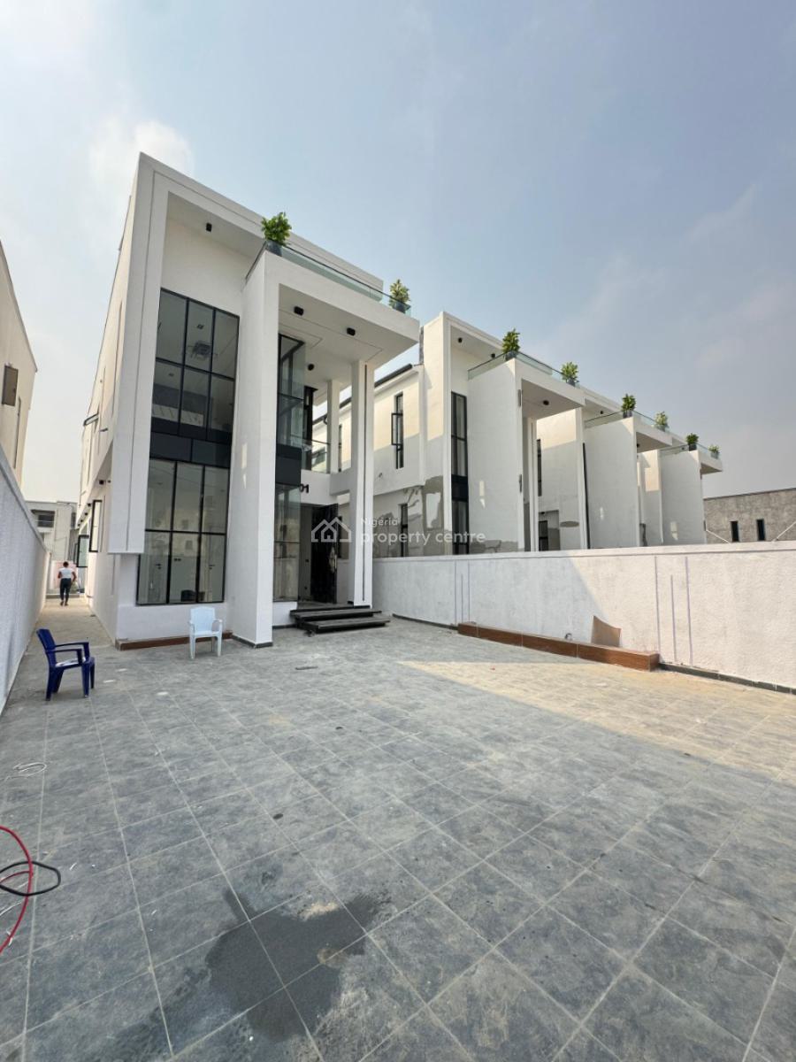 High Ceiling 5 Bedroom Newly Built Detached Duplex with Swimming Pool, Ikota, Lekki, Lagos, Detached Duplex for Sale