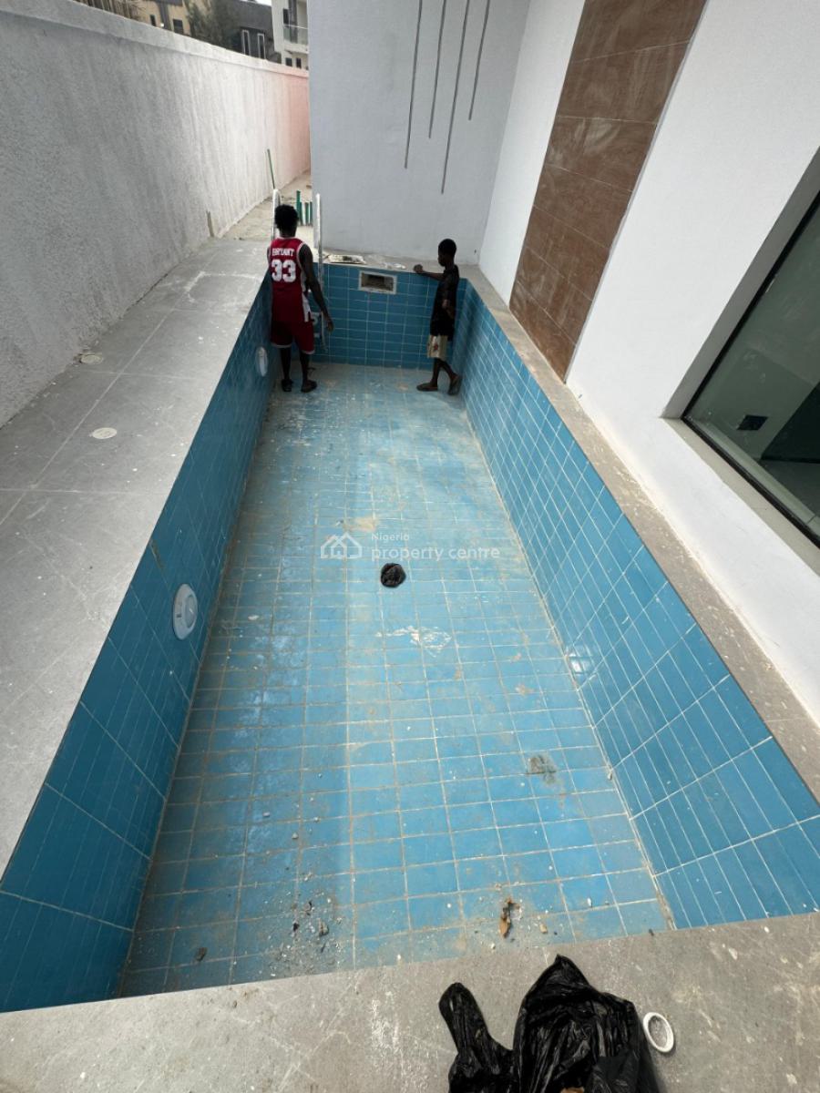 High Ceiling 5 Bedroom Newly Built Detached Duplex with Swimming Pool, Ikota, Lekki, Lagos, Detached Duplex for Sale